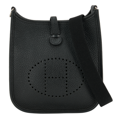 Evelyne 16 In Noire Togo Leather, front view